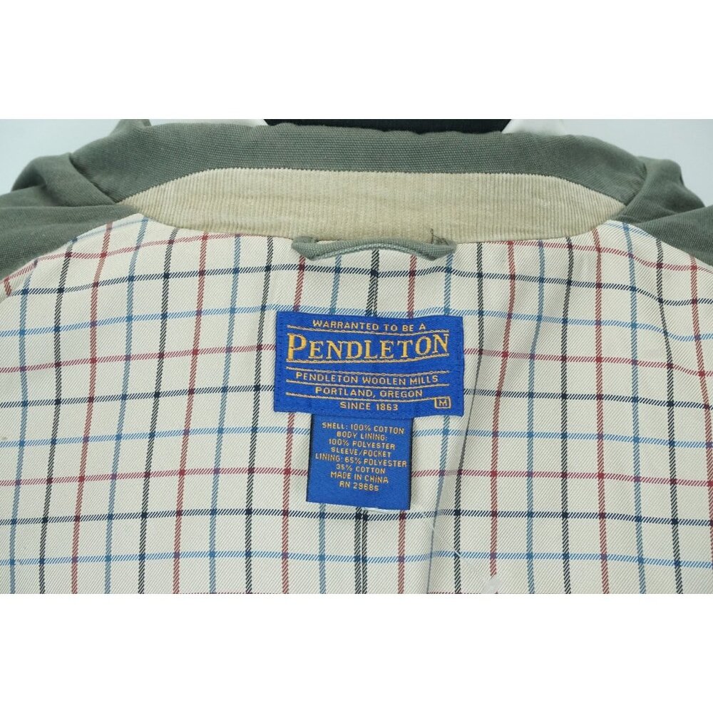 Pendleton Gray 100% Cotton Casual Patch Pocket Sp… - image 7